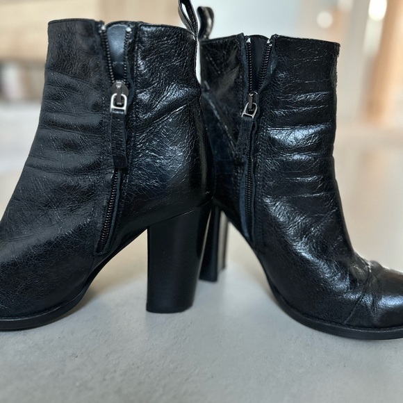 Zara Leather Ankle Boots - Picture 11 of 13